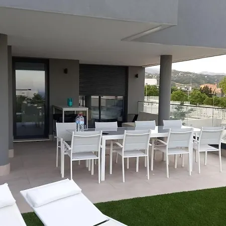Casa Casu New Stunning 3 Bed Raised Ground Floor & Huge Balcony With Sea Pool & Mountain View Indoor & Outdoor Swimming Pools & Gym Walking Distance To Port Traveller Award 2023