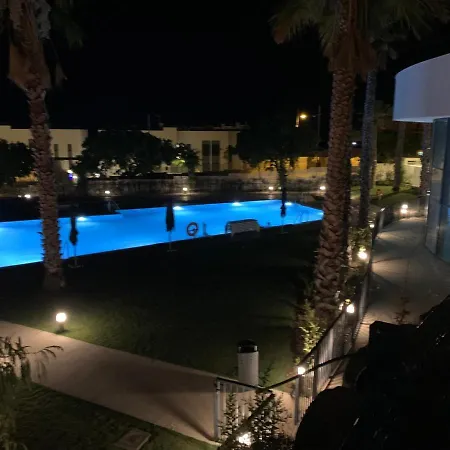 Casa Casu New Stunning 3 Bed Raised Ground Floor & Huge Balcony With Sea Pool & Mountain View Indoor & Outdoor Swimming Pools & Gym Walking Distance To Port Traveller Award 2023 Daire *