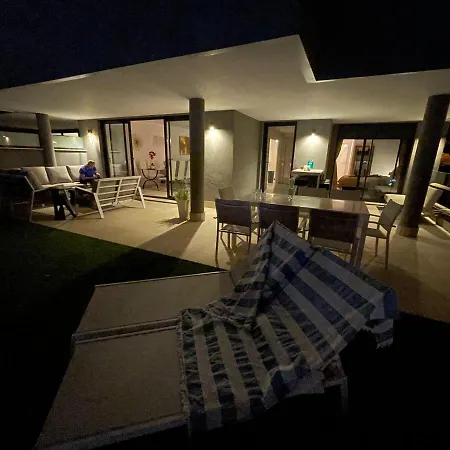 Casa Casu New Stunning 3 Bed Raised Ground Floor & Huge Balcony With Sea Pool & Mountain View Indoor & Outdoor Swimming Pools & Gym Walking Distance To Port Traveller Award 2023 Daire *