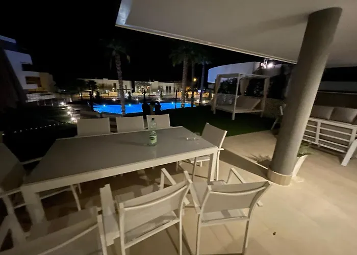 Casa Casu New Stunning 3 Bed Raised Ground Floor & Huge Balcony With Sea Pool & Mountain View Indoor & Outdoor Swimming Pools & Gym Walking Distance To Port Traveller Award 2023